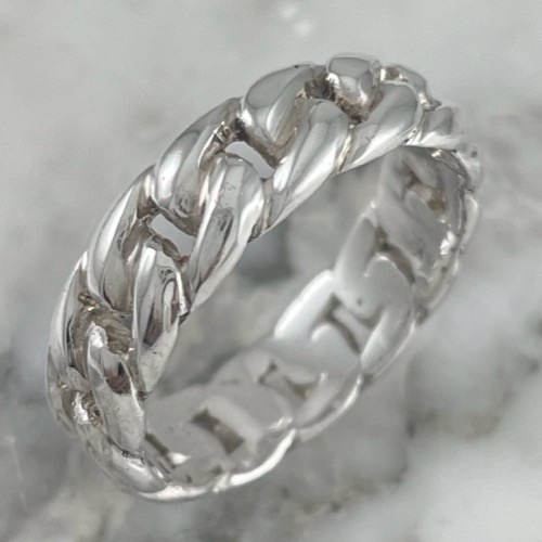 Silver Chain Ring
