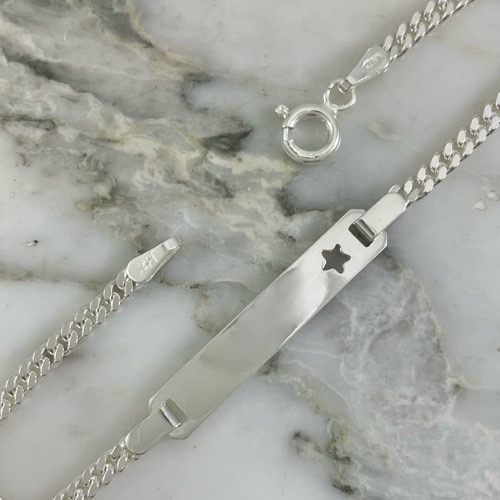 Star Plate Baby Bracelet