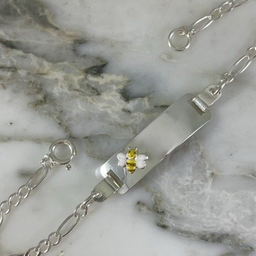 3x1 Bee Baby Plate Bracelet