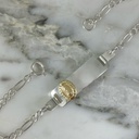 Virgin of Guadalupe Baby Plate Bracelet 3x1
