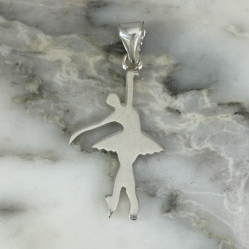 Dancer Silhouette Pendant