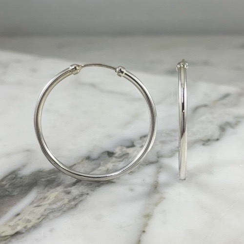 Tabong 2MM Hoop Earring