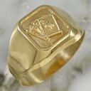 Anillo Poker Mateado