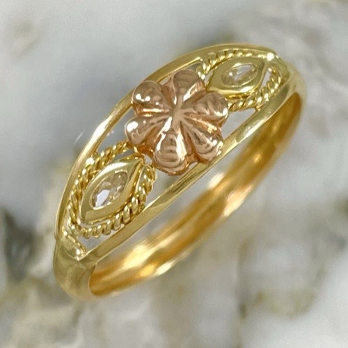 Anillo Flor de Carey