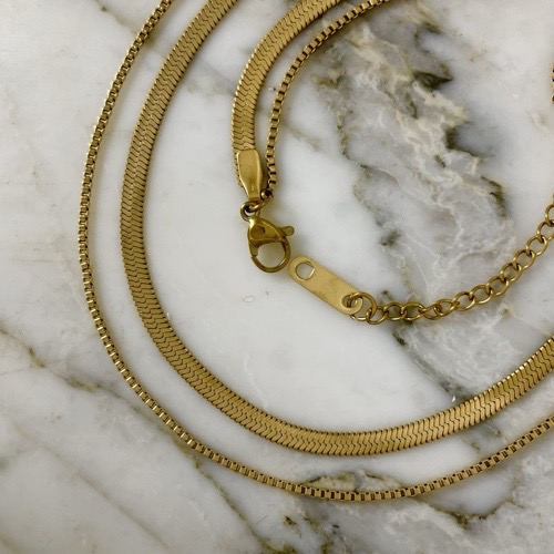 Adjustable Venetian Mirror Chain 3MM 45 Cm