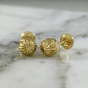 6MM Diamond-Cut Daisy Screw-Back Stud