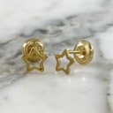 Light Star Silhouette Stud
