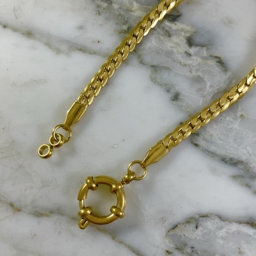 Pulsera Cubana Broche Aro