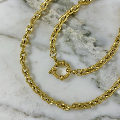 Convict Mesh Chain Hoop Clasp 40 Cm