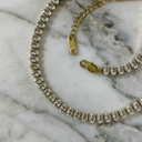 Oval Cut Tennis Chain 40 Cm