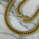 Cuban Chain Closed Clasp Hoop 9MM 40 Cm