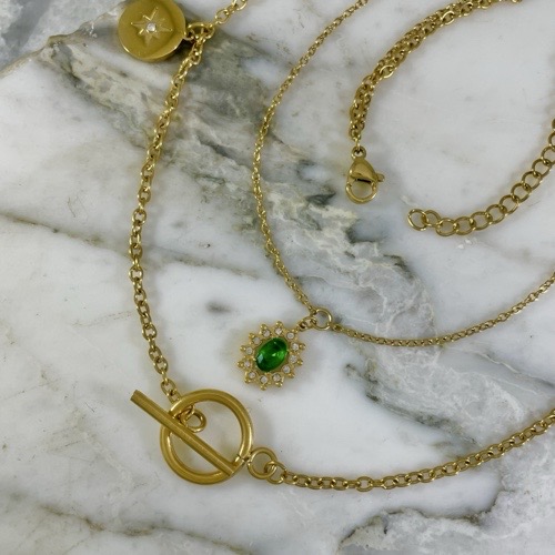 Double Layer Hoop Chain 40 Cm