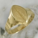 Anillo Placa Marquise Tallado