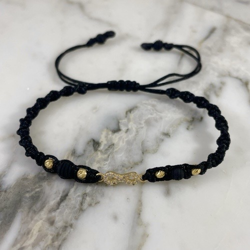 Manilla Espiral Infinito Brillante Diamantada 3MMx4