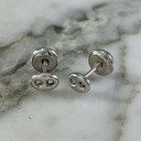 Fine Gucci Screw-Back Stud
