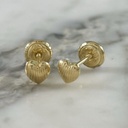 Topo Rosca Corazon Stripes Sutil