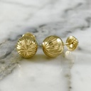 8MM Diamond-Cut Daisy Screw-Back Stud