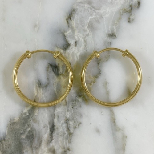 Classic Tabong Gold Hoop Earring