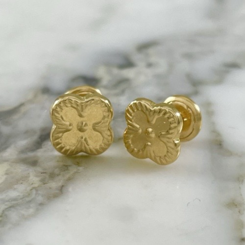 Topo Rosca Trebol Diamantado Fino