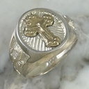 Cross Signet Ring