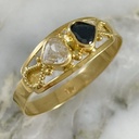 Ayle Matte Hearts Ring