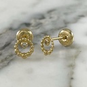 Subtle Auravia Screw-Back Stud