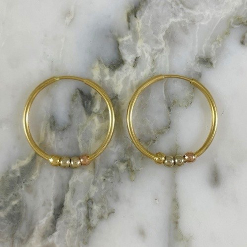 Fine Trivella Hoop Earring