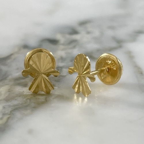 Diamond Girl Mini Screw-Back Stud